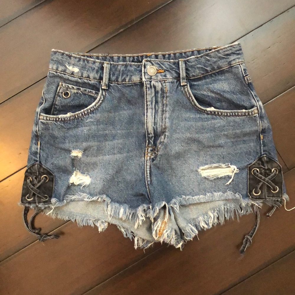 Zara TRF denim shorts